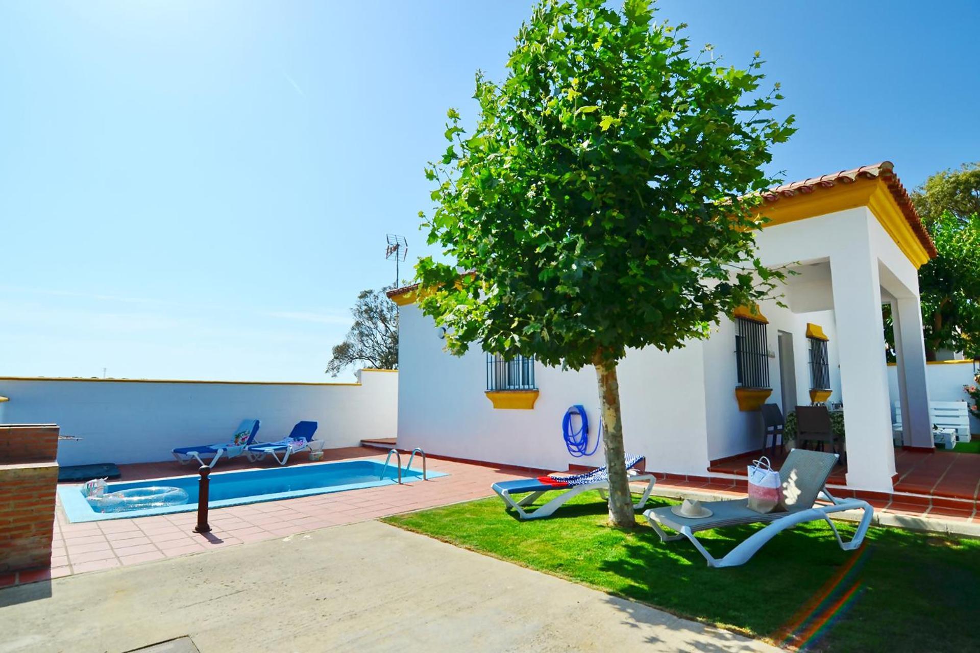 Chalet Chaparrillo Conil Alquileres Atardecer كاديز المظهر الخارجي الصورة